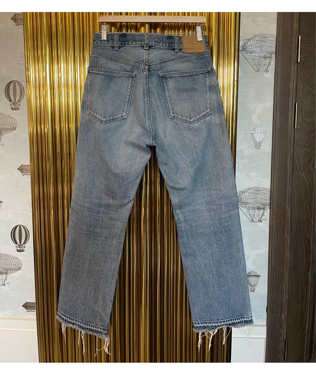 CELINE Синие прямые джинсы, фото 2