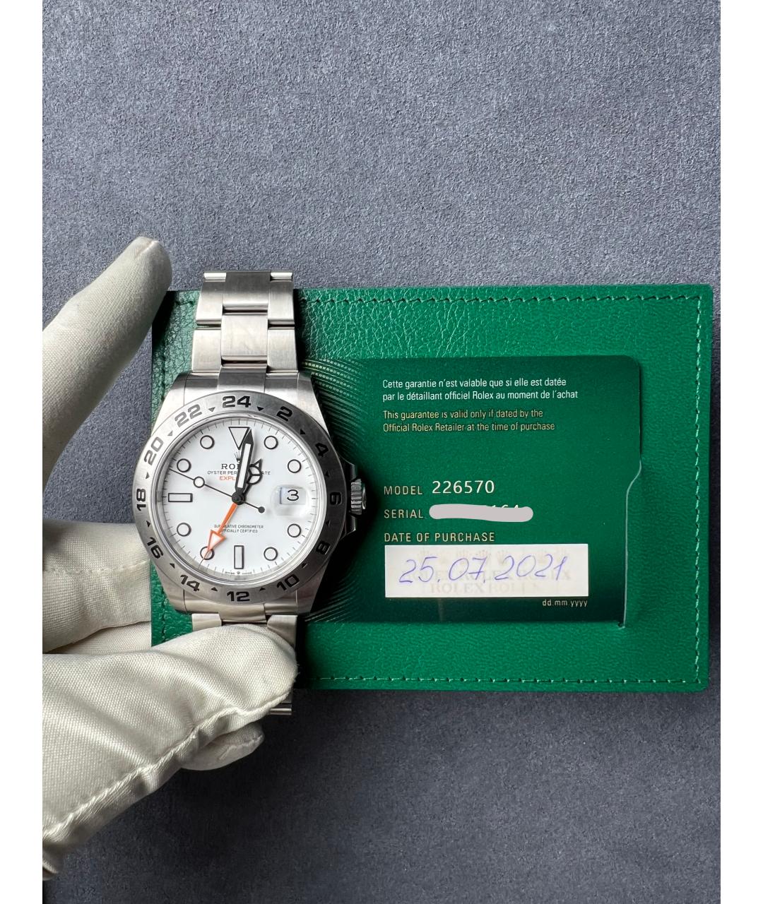 ROLEX Белые часы, фото 2