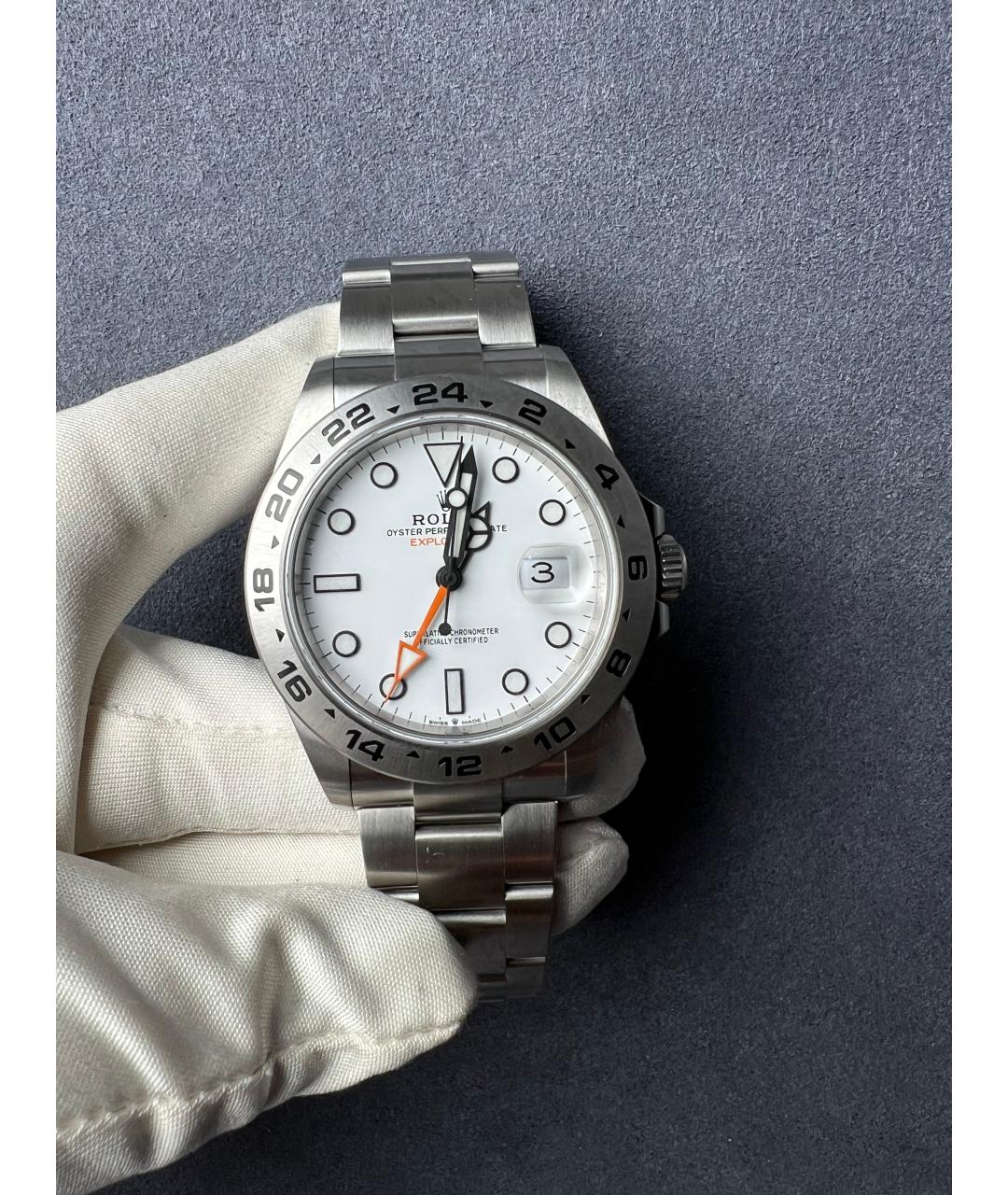 ROLEX Белые часы, фото 8