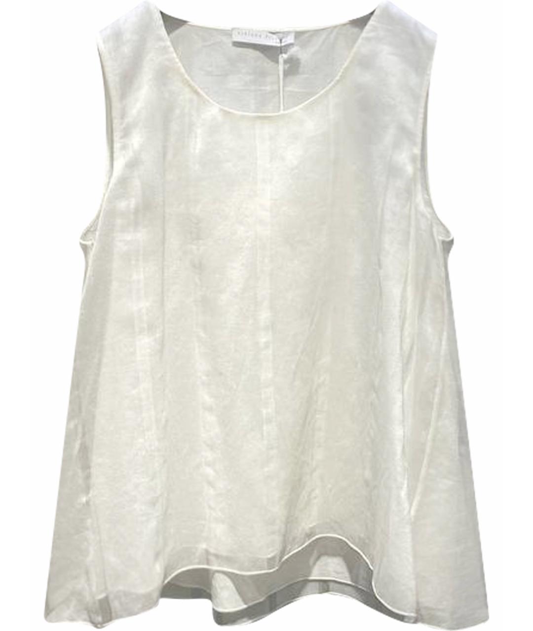 FABIANA FILIPPI Белая хлопковая майка, фото 1