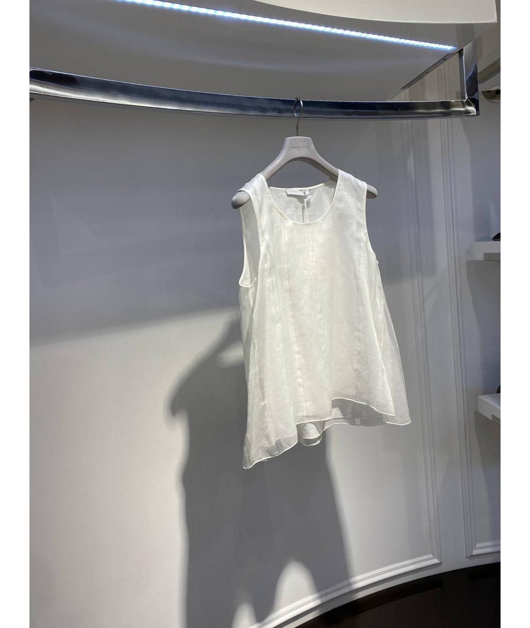 FABIANA FILIPPI Белая хлопковая майка, фото 2