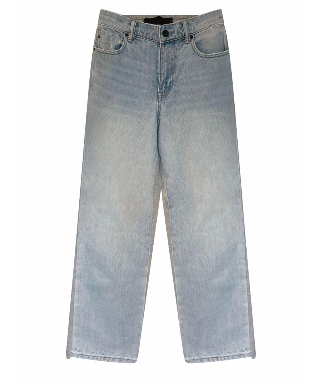ALEXANDER WANG Голубые прямые джинсы, фото 1
