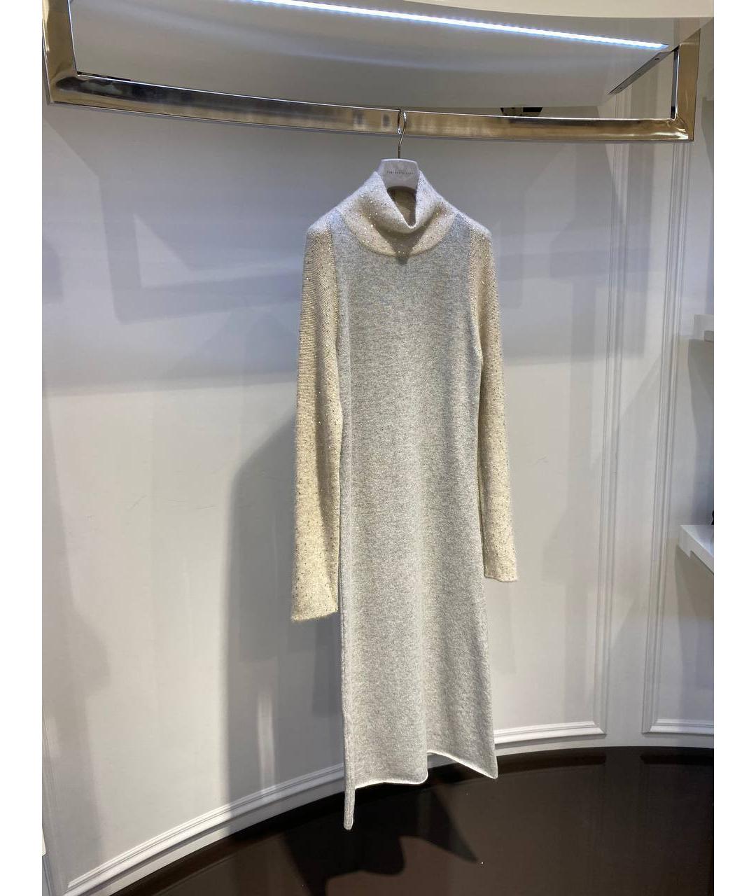 FABIANA FILIPPI Мульти шерстяное повседневное платье, фото 2