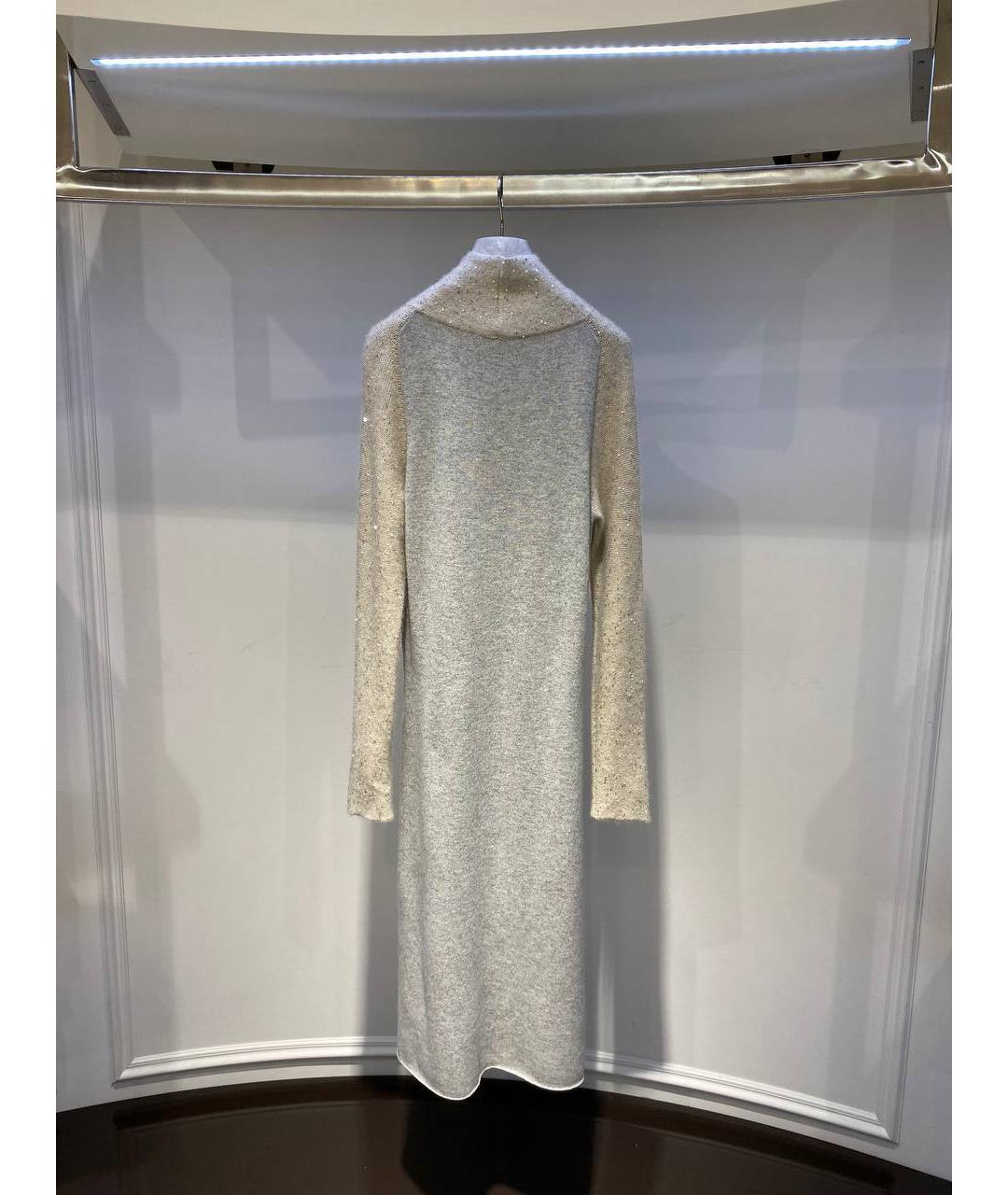 FABIANA FILIPPI Мульти шерстяное повседневное платье, фото 3