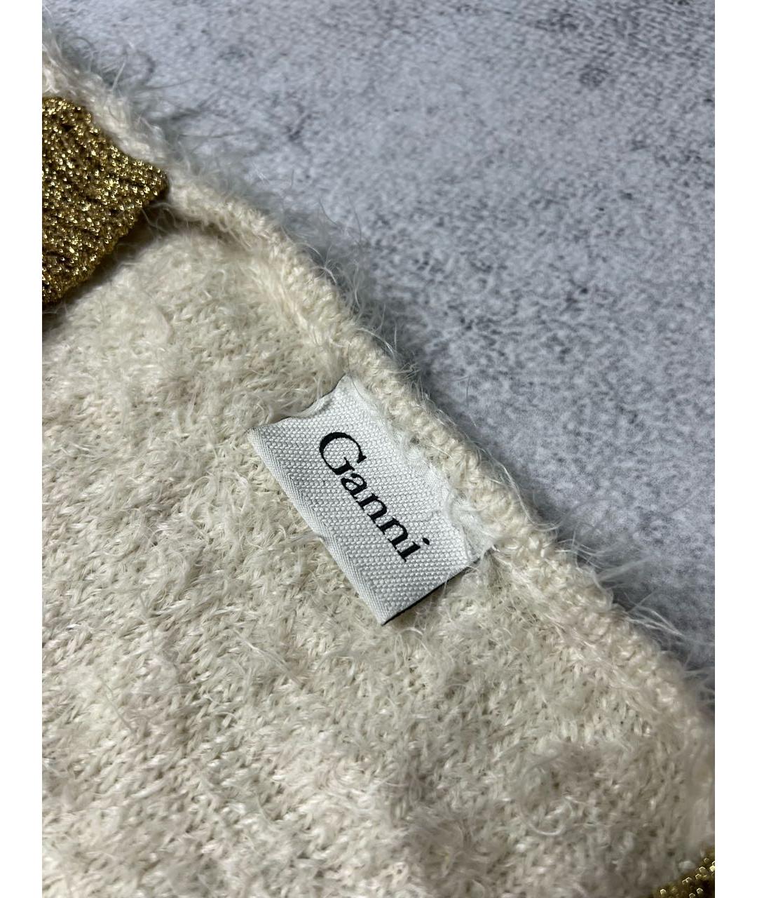 GANNI Бежевая полиамидовая жилетка, фото 5