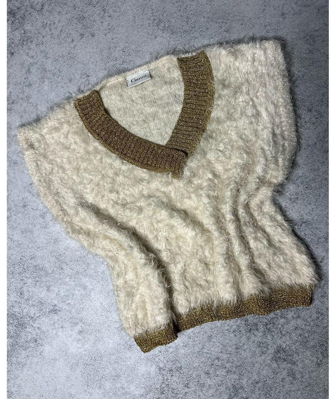GANNI Бежевая полиамидовая жилетка, фото 2