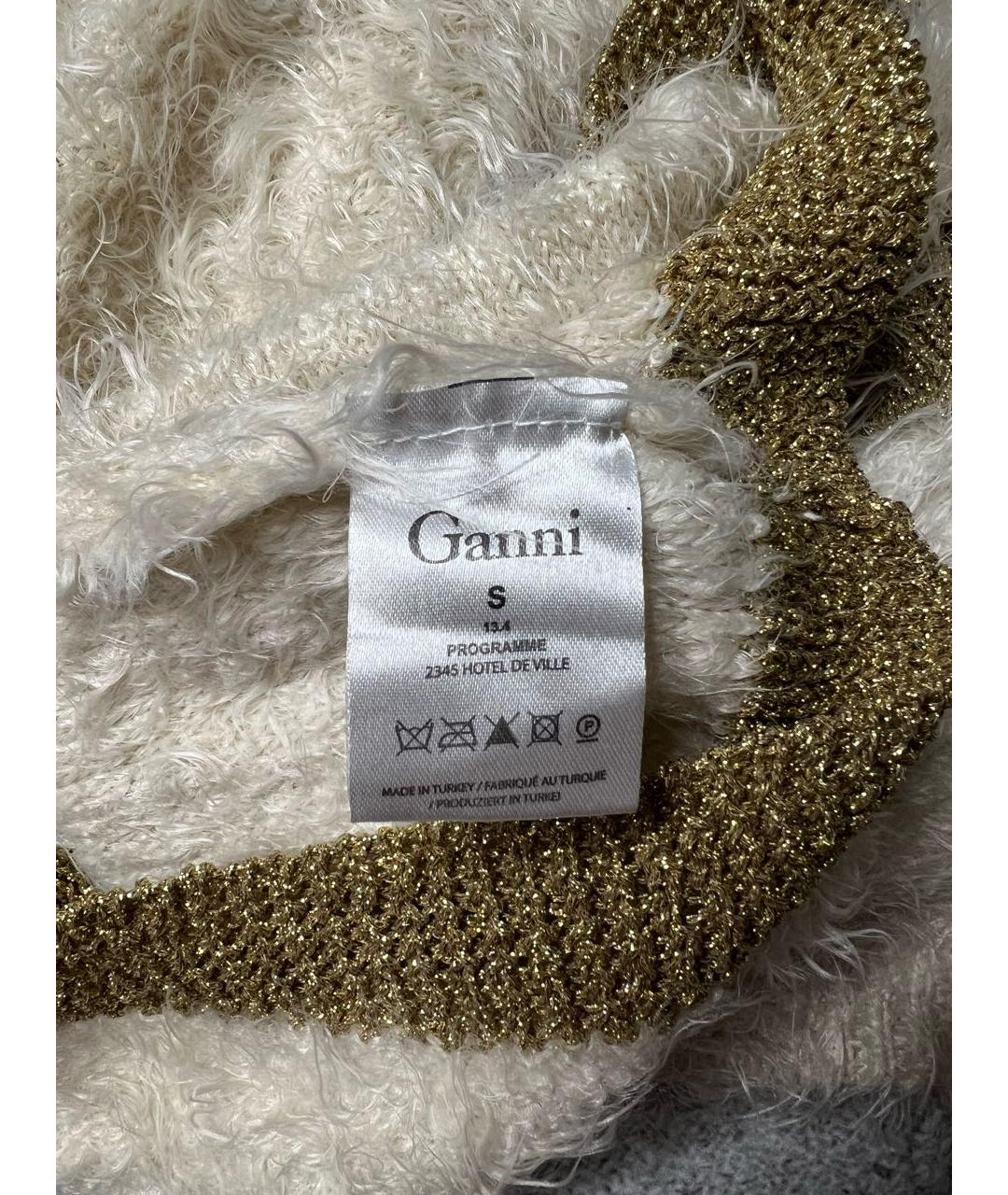 GANNI Бежевая полиамидовая жилетка, фото 7