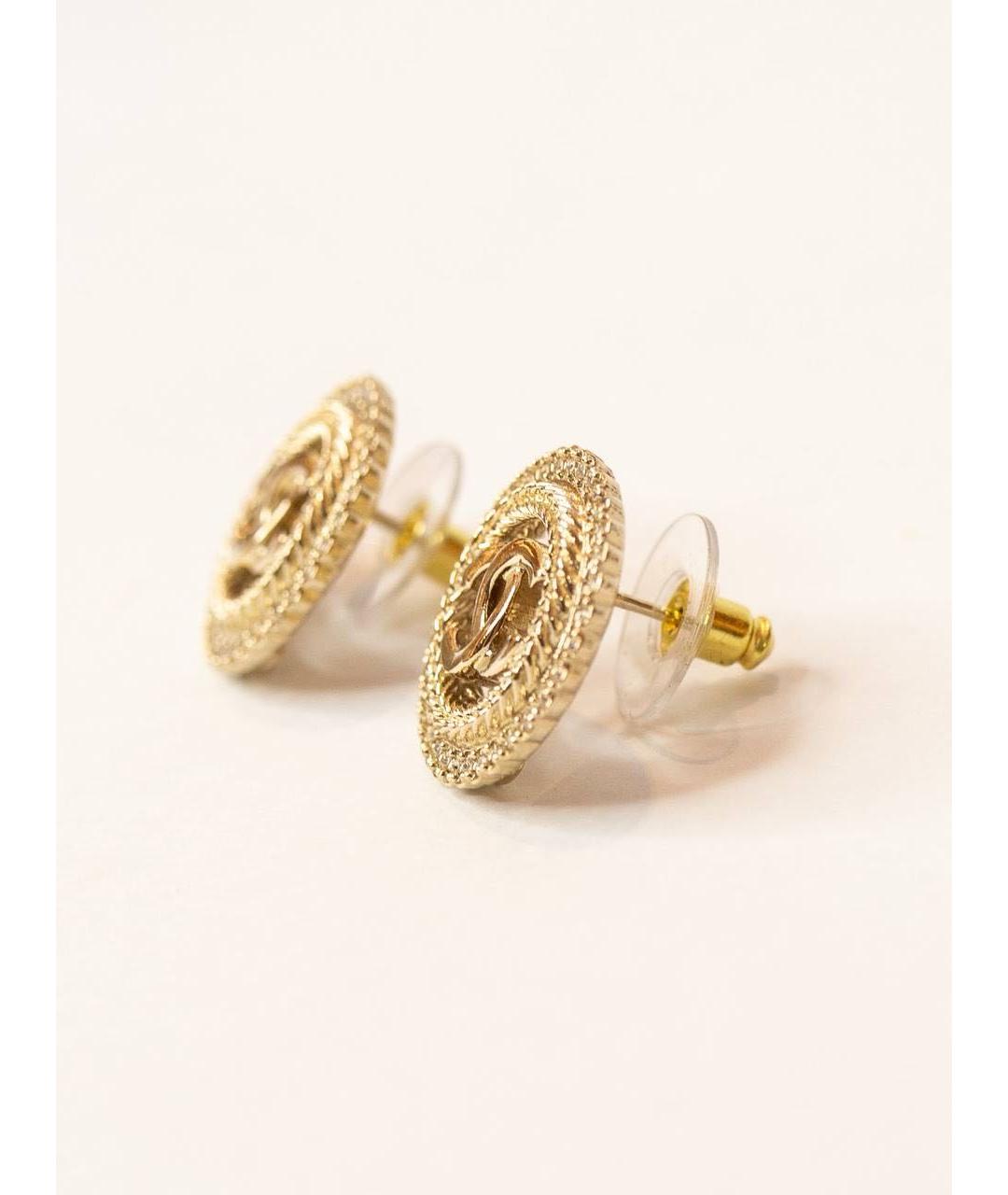 CHANEL Золотые серьги, фото 4