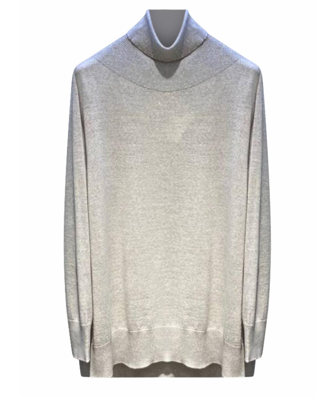 FABIANA FILIPPI Серая шерстяная водолазка, фото 1