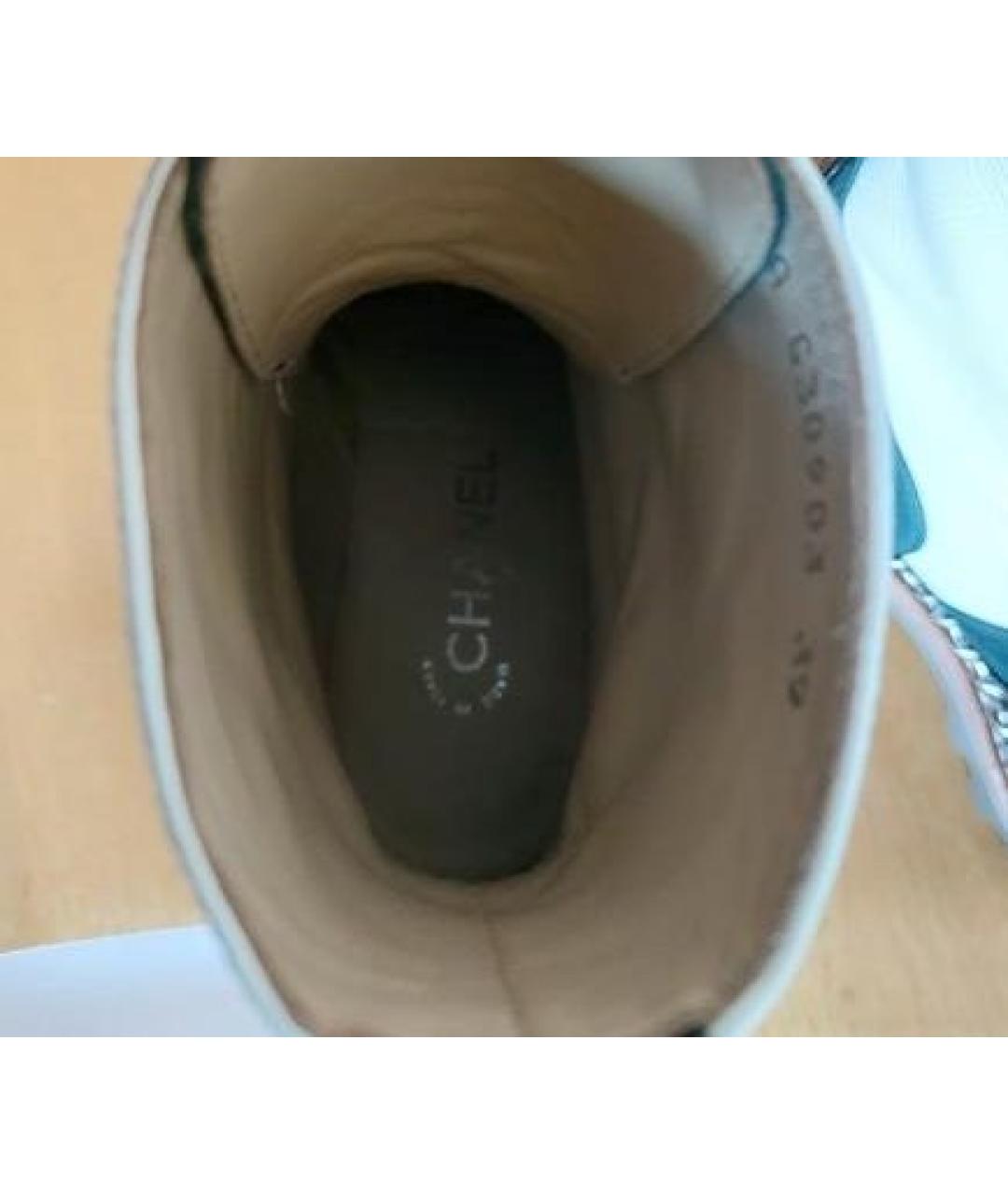 CHANEL Мульти кожаные ботинки, фото 7