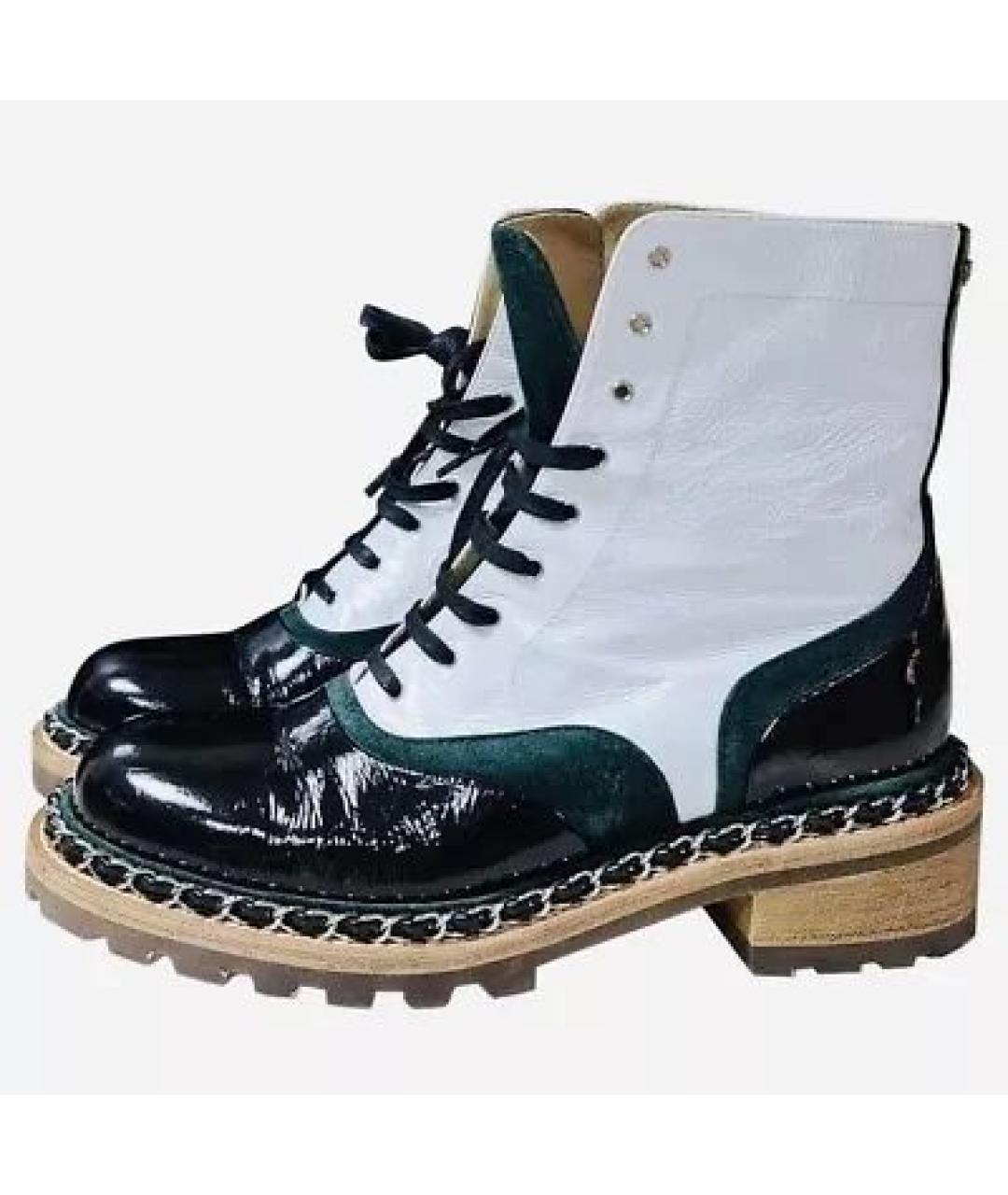 CHANEL Мульти кожаные ботинки, фото 2