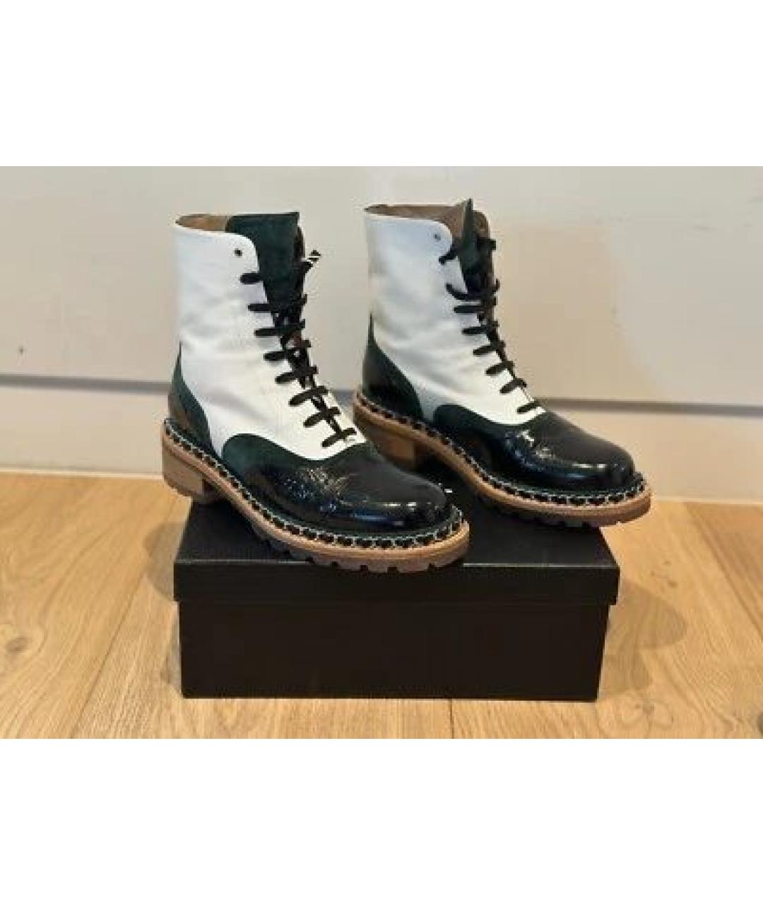 CHANEL Мульти кожаные ботинки, фото 3