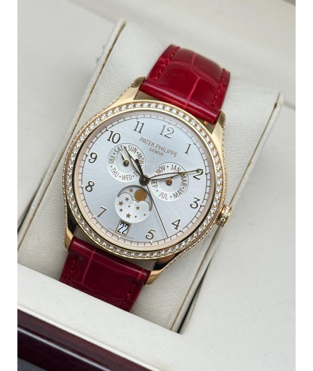 PATEK PHILIPPE Белые часы из розового золота, фото 2