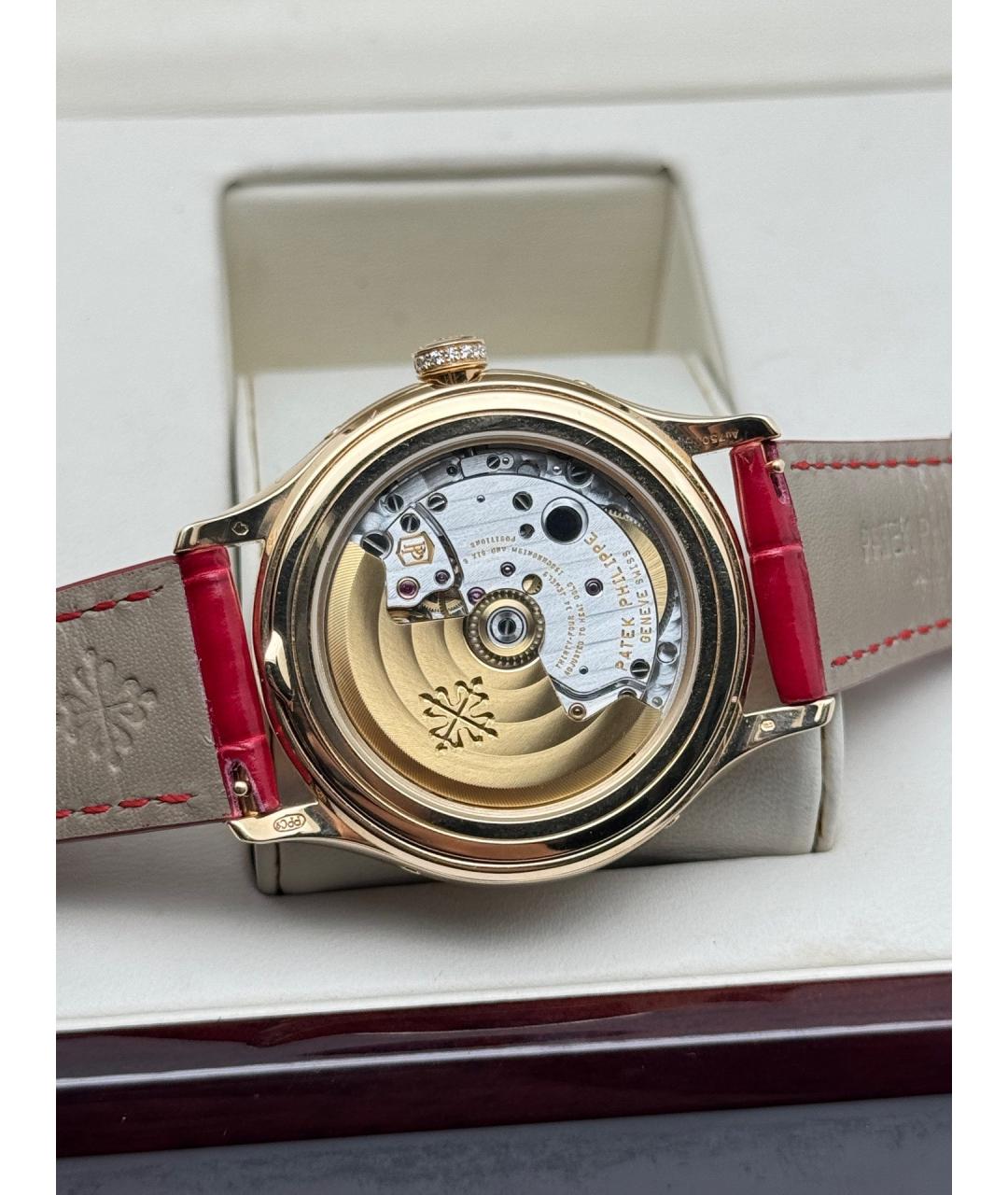 PATEK PHILIPPE Белые часы из розового золота, фото 7