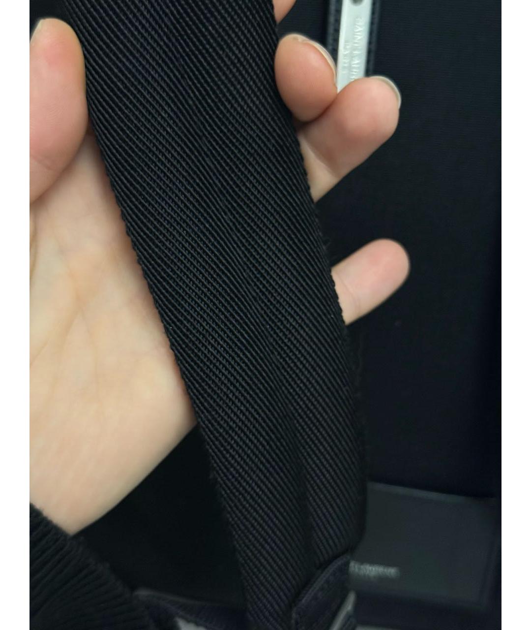 SAINT LAURENT Черный тканевый рюкзак, фото 6