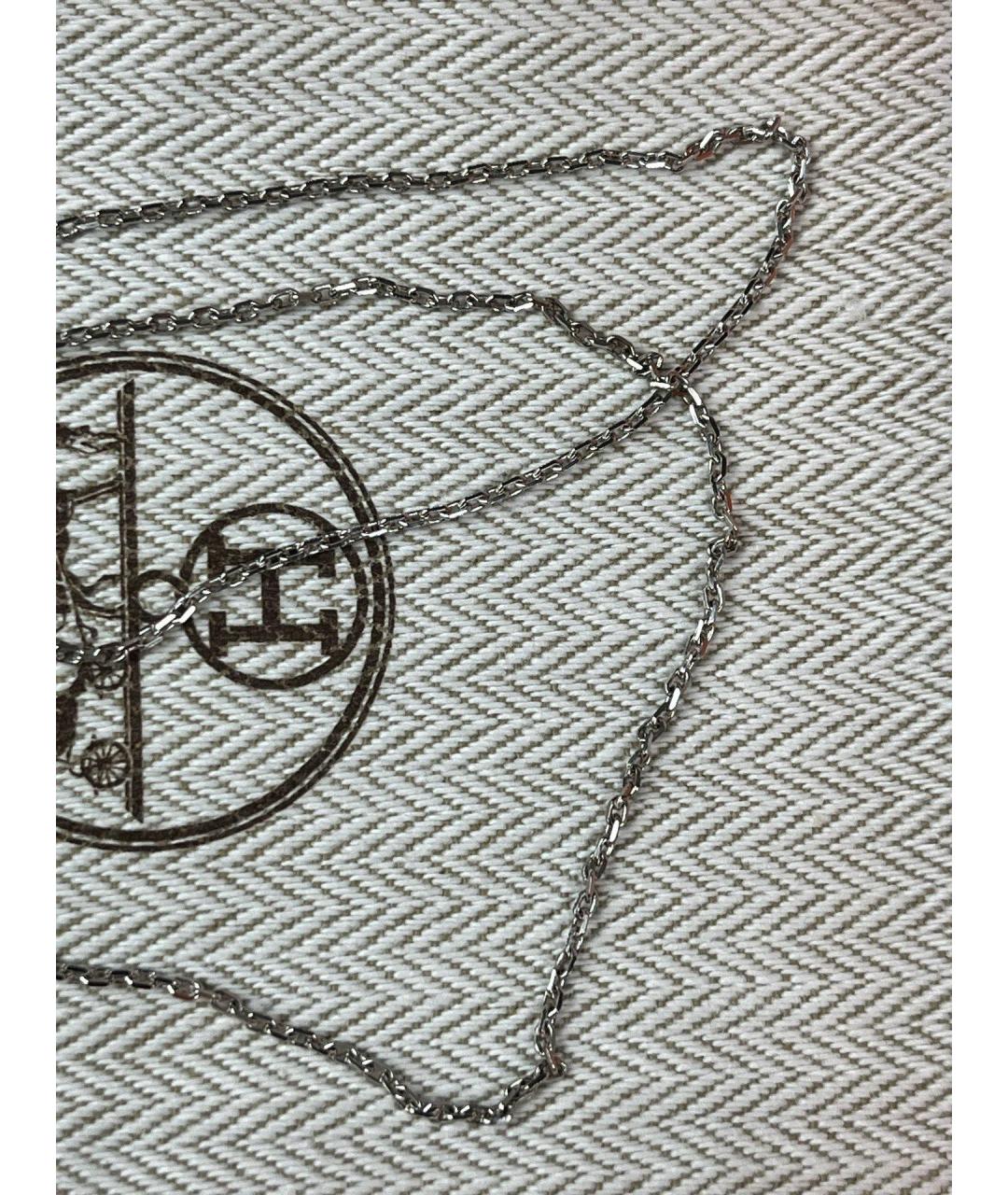 HERMES Розовая металлическая подвеска, фото 5