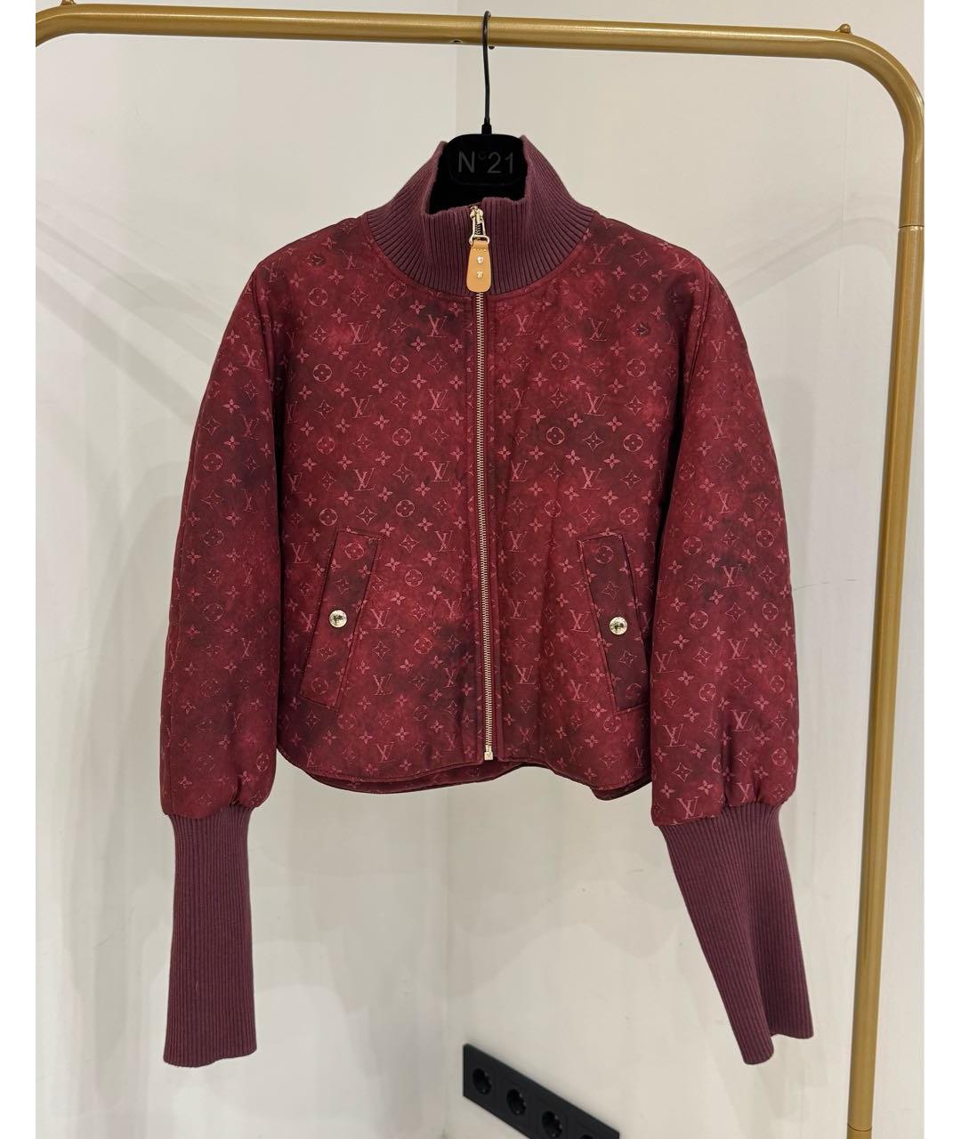LOUIS VUITTON Бордовая куртка, фото 9