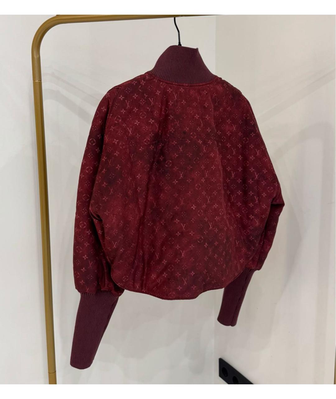 LOUIS VUITTON Бордовая куртка, фото 2