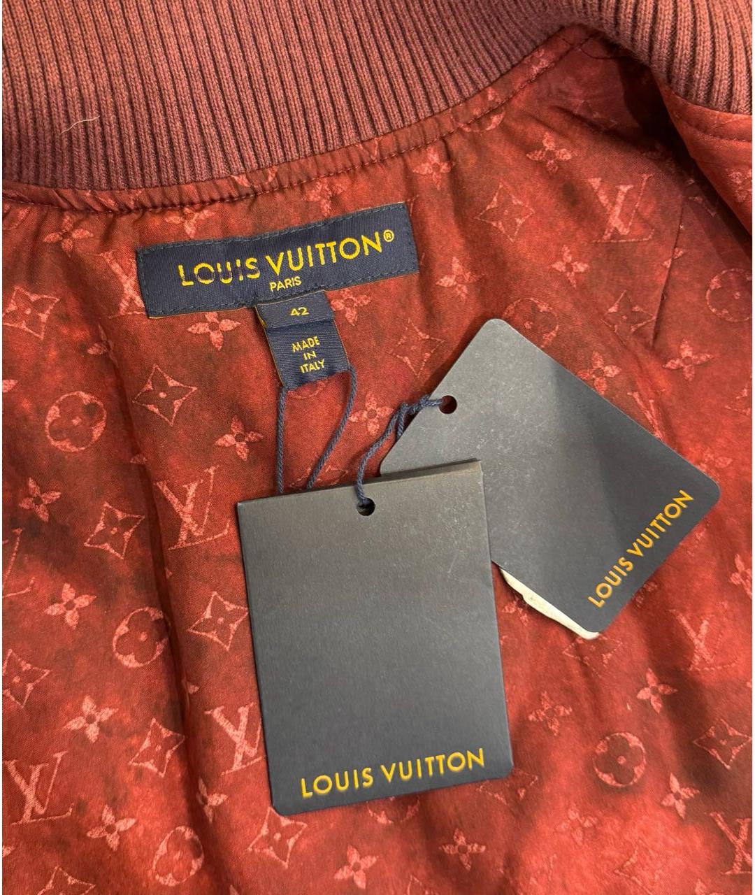 LOUIS VUITTON Бордовая куртка, фото 5