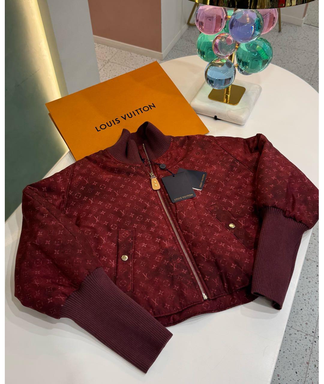 LOUIS VUITTON Бордовая куртка, фото 6