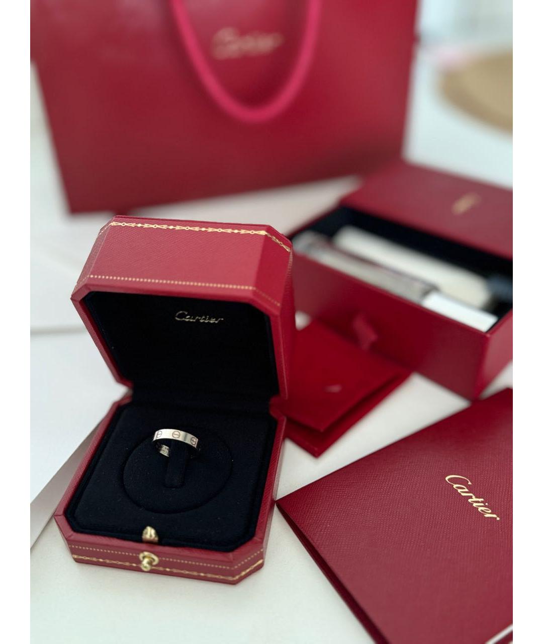 CARTIER Белое кольцо из белого золота, фото 2