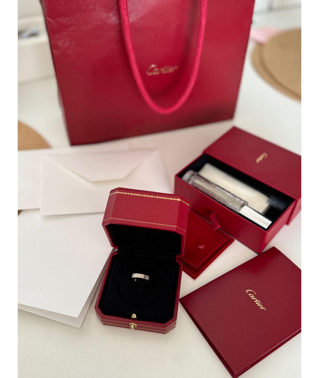 CARTIER Белое кольцо из белого золота, фото 4