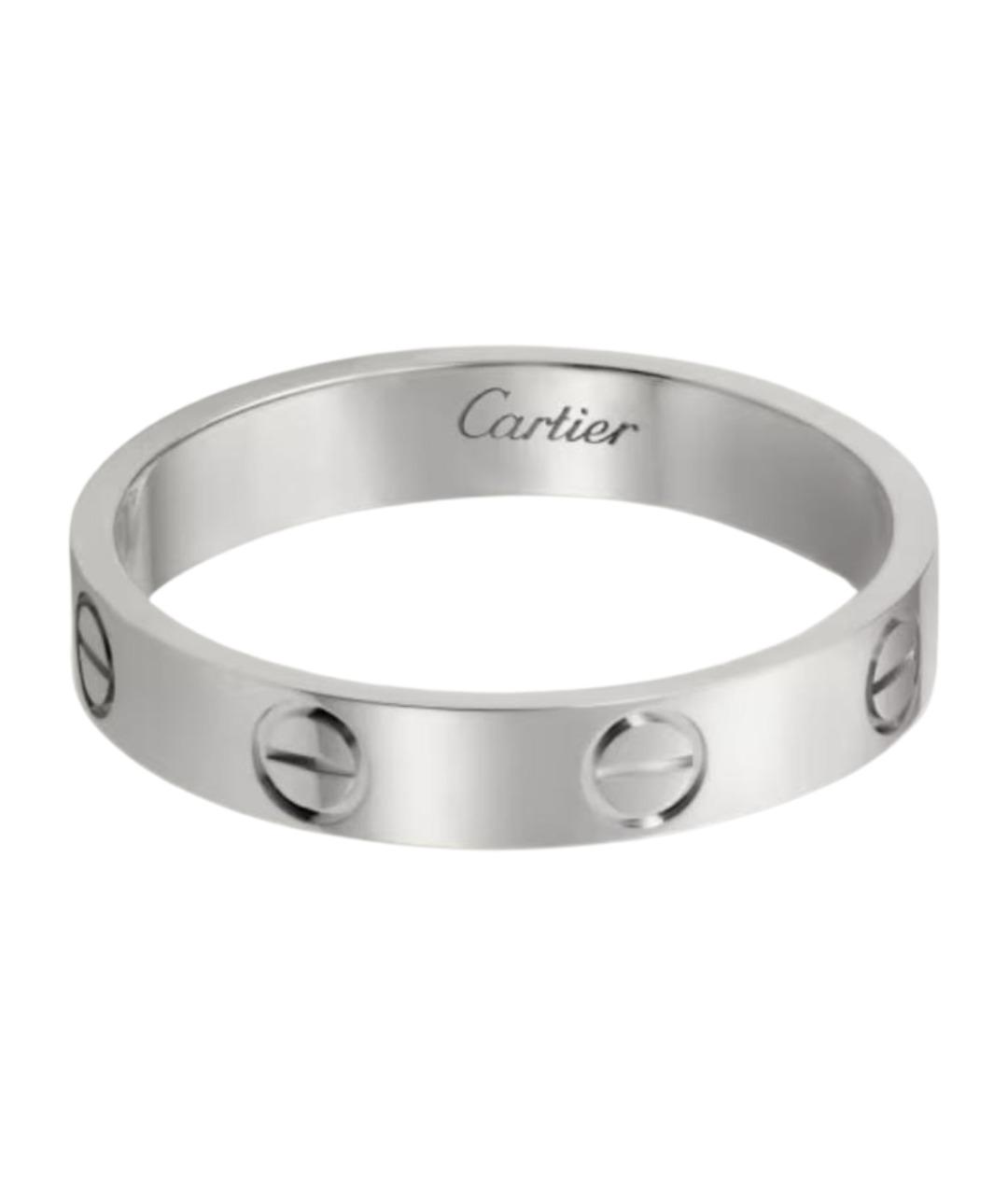 CARTIER Белое кольцо из белого золота, фото 1
