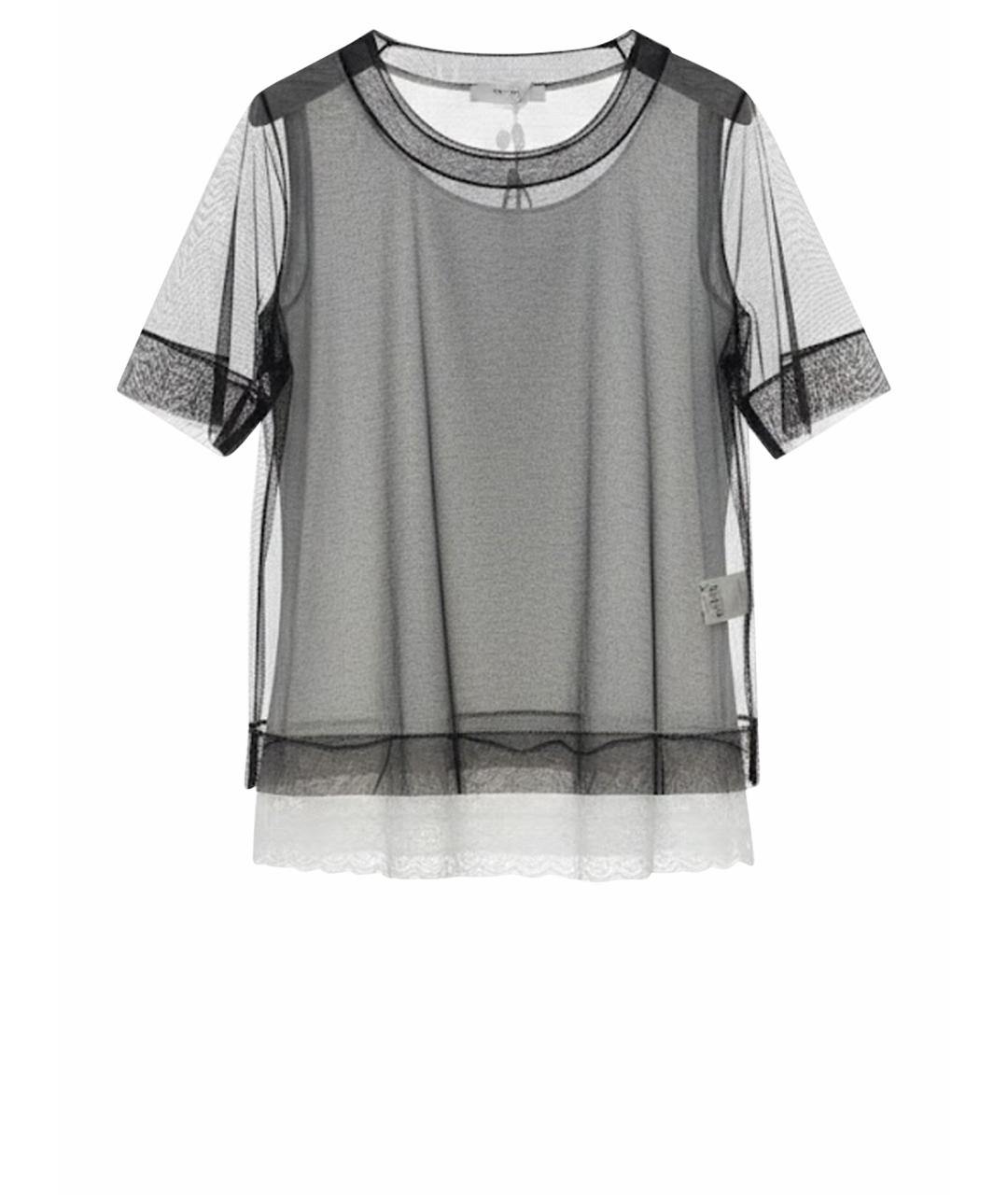 FABIANA FILIPPI Серая хлопковая футболка, фото 1