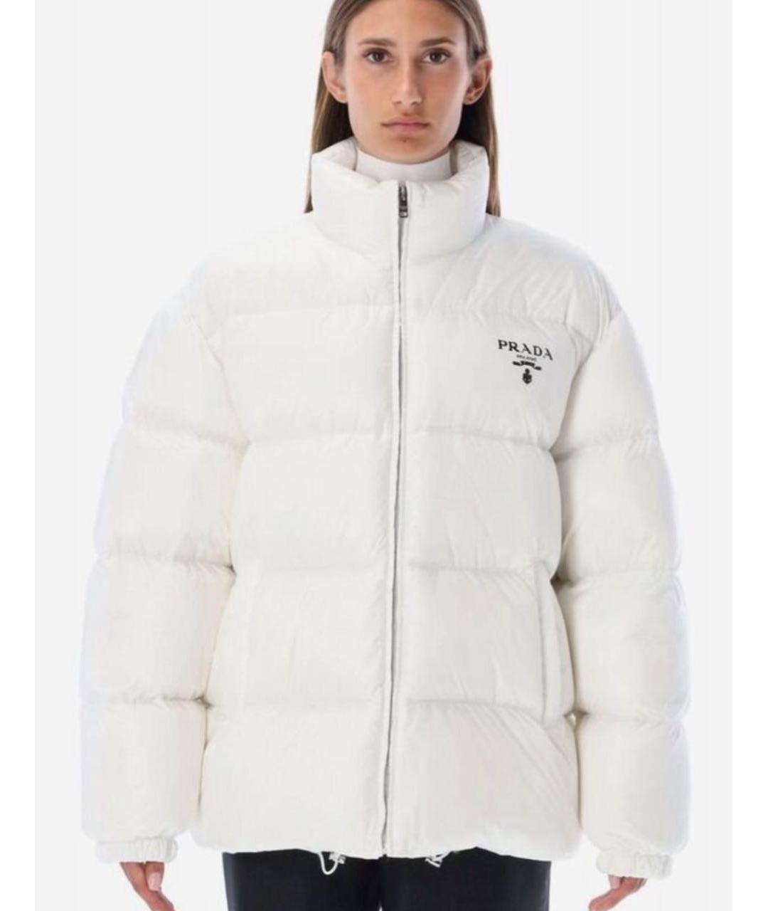 PRADA Белый пуховик, фото 2