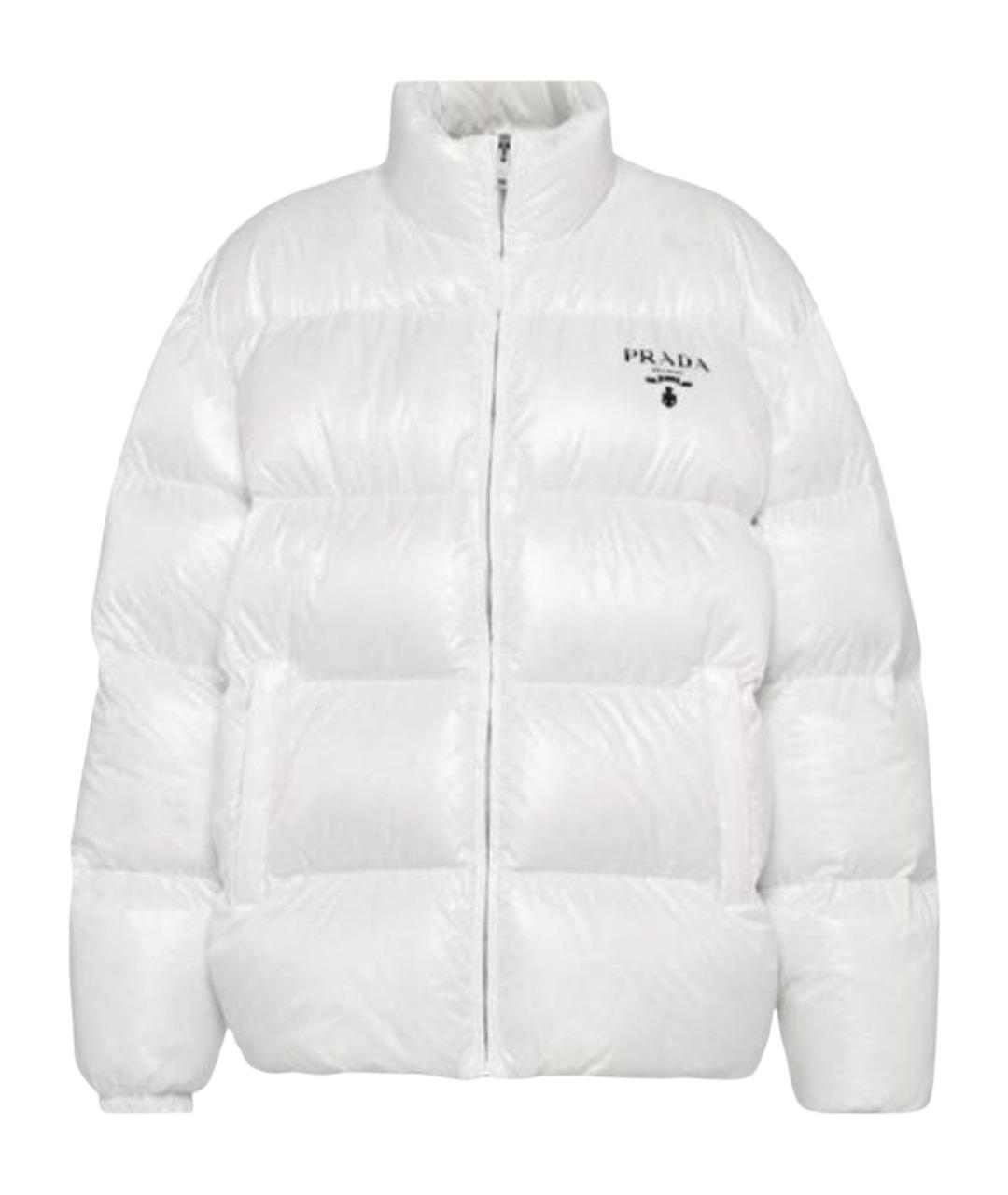PRADA Белый пуховик, фото 1