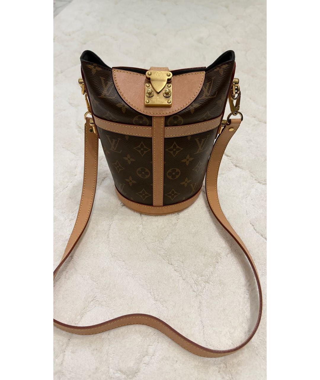 LOUIS VUITTON Коричневая сумка через плечо, фото 5