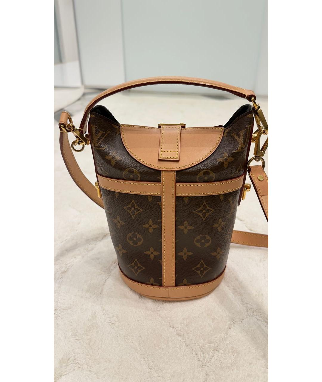 LOUIS VUITTON Коричневая сумка через плечо, фото 3