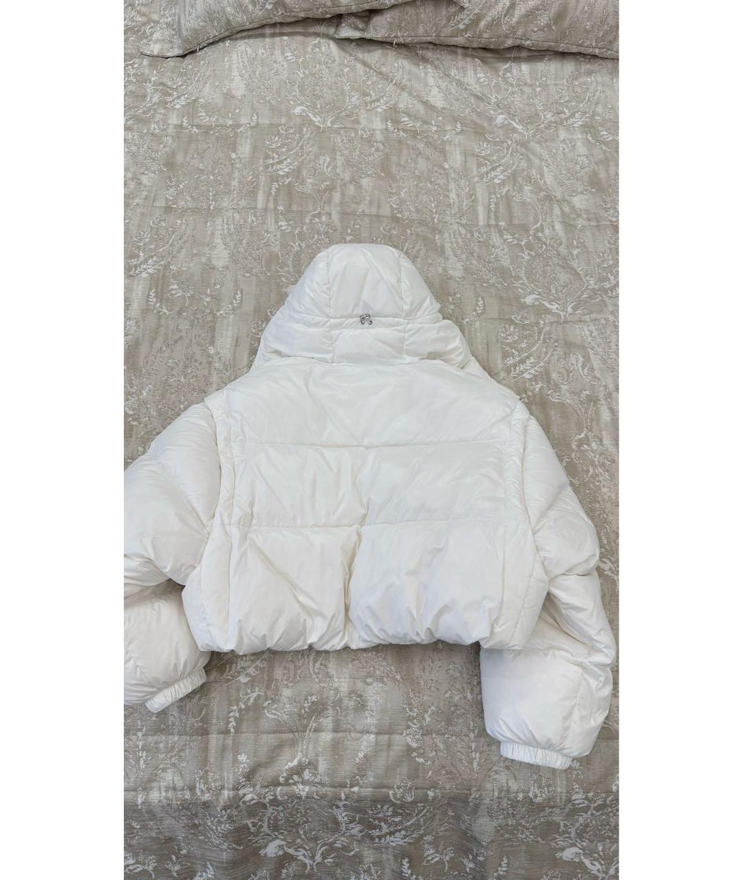 PRADA Белый полиамидовый пуховик, фото 2