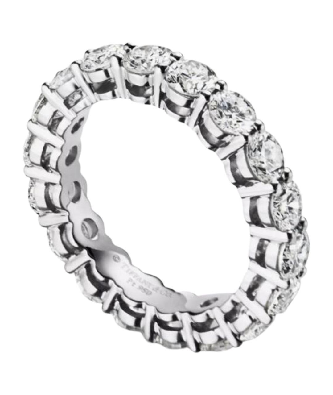 TIFFANY&CO Серебряное платиновое кольцо, фото 4