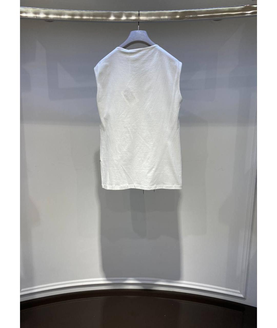 FABIANA FILIPPI Белая хлопковая майка, фото 3