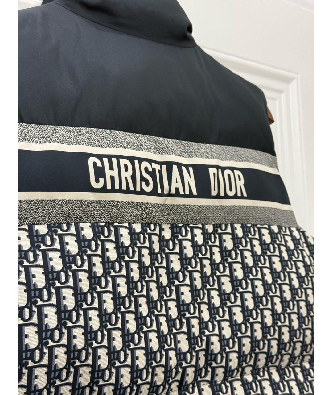 CHRISTIAN DIOR Темно-синий жилет, фото 3