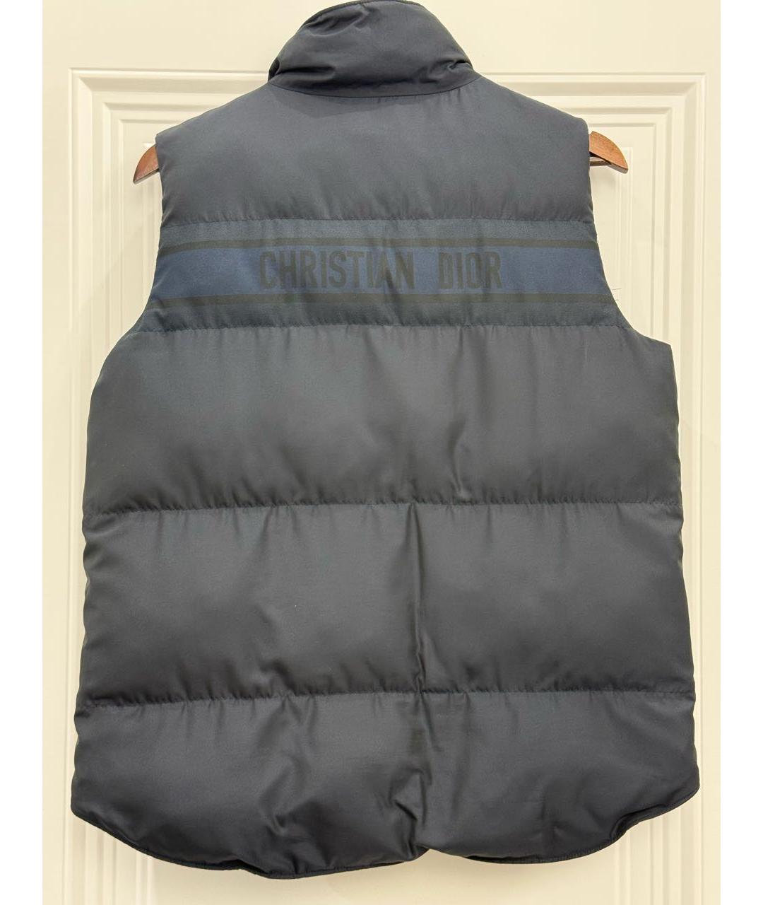 CHRISTIAN DIOR Темно-синий жилет, фото 6
