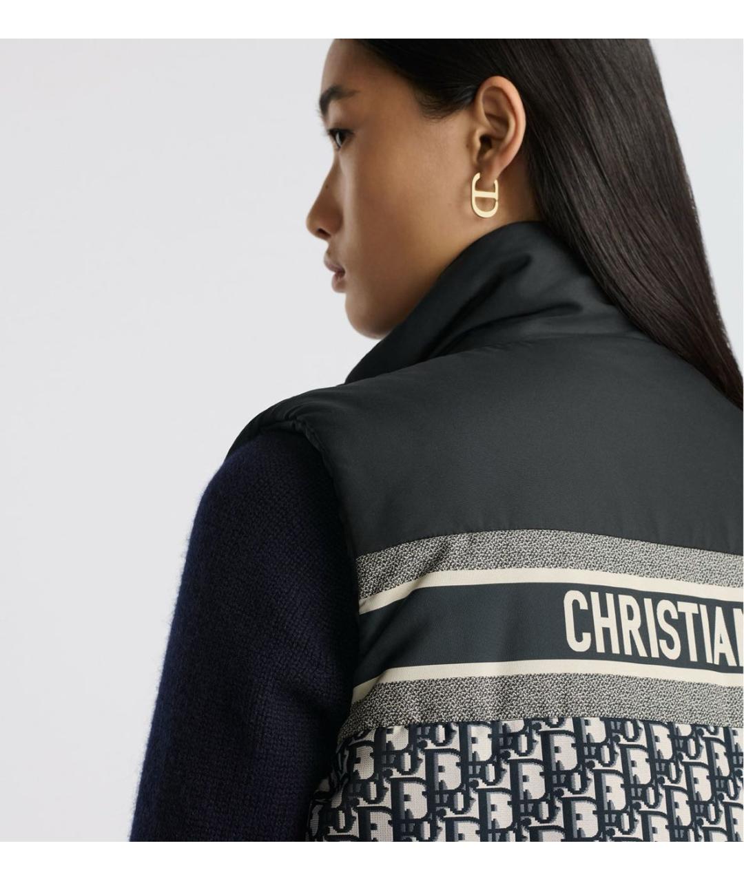 CHRISTIAN DIOR Темно-синий жилет, фото 5