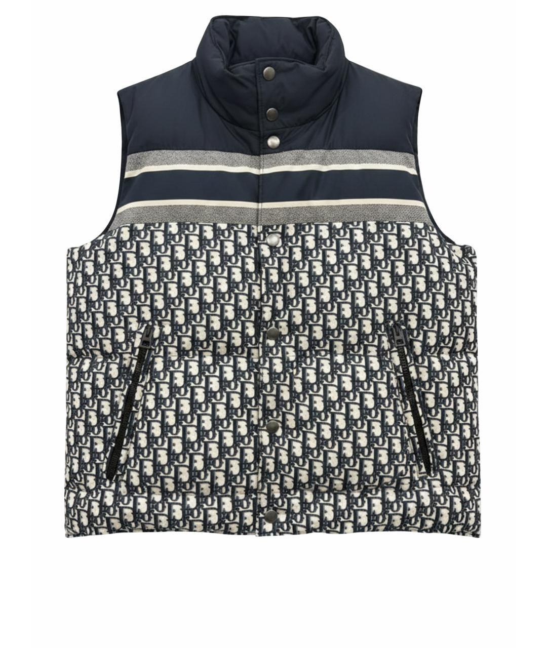 CHRISTIAN DIOR Темно-синий жилет, фото 1