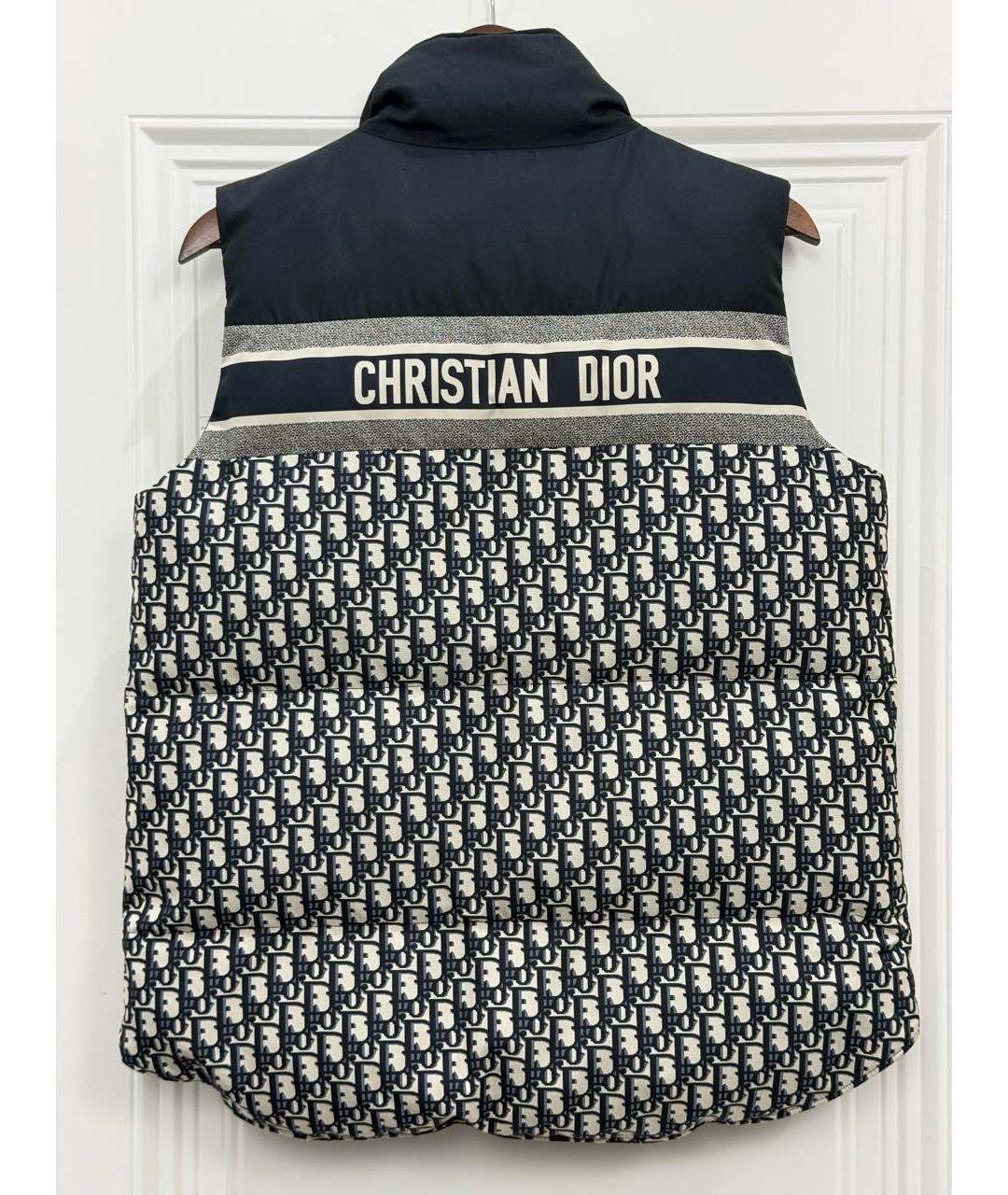CHRISTIAN DIOR Темно-синий жилет, фото 2