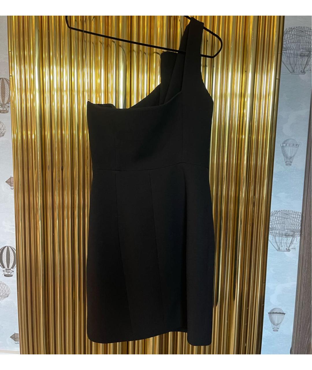 SAINT LAURENT Черное шерстяное вечернее платье, фото 2