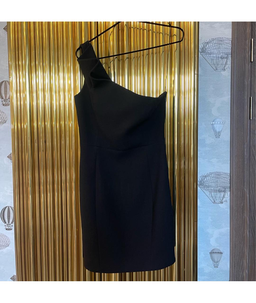 SAINT LAURENT Черное шерстяное вечернее платье, фото 5