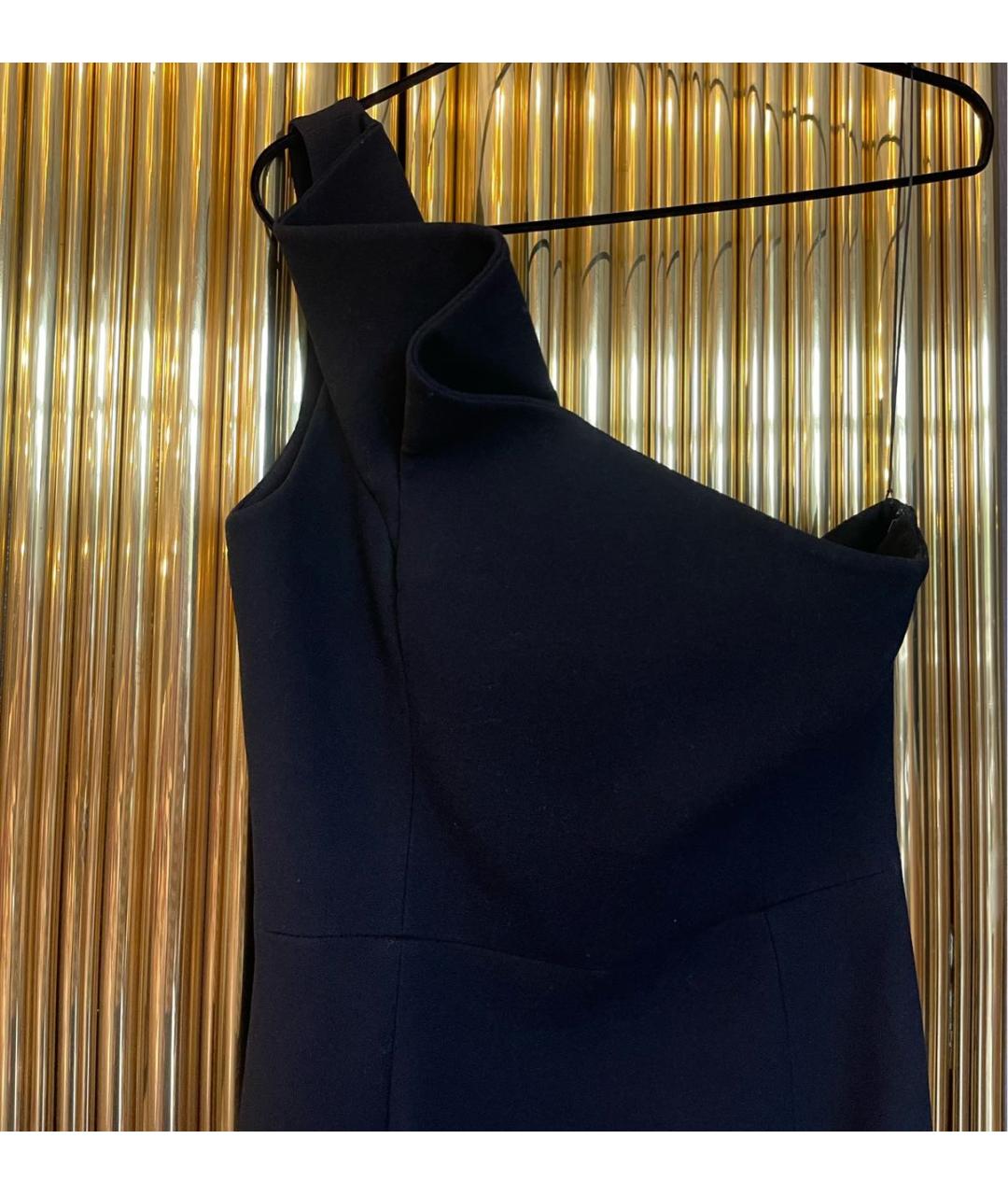 SAINT LAURENT Черное шерстяное вечернее платье, фото 4