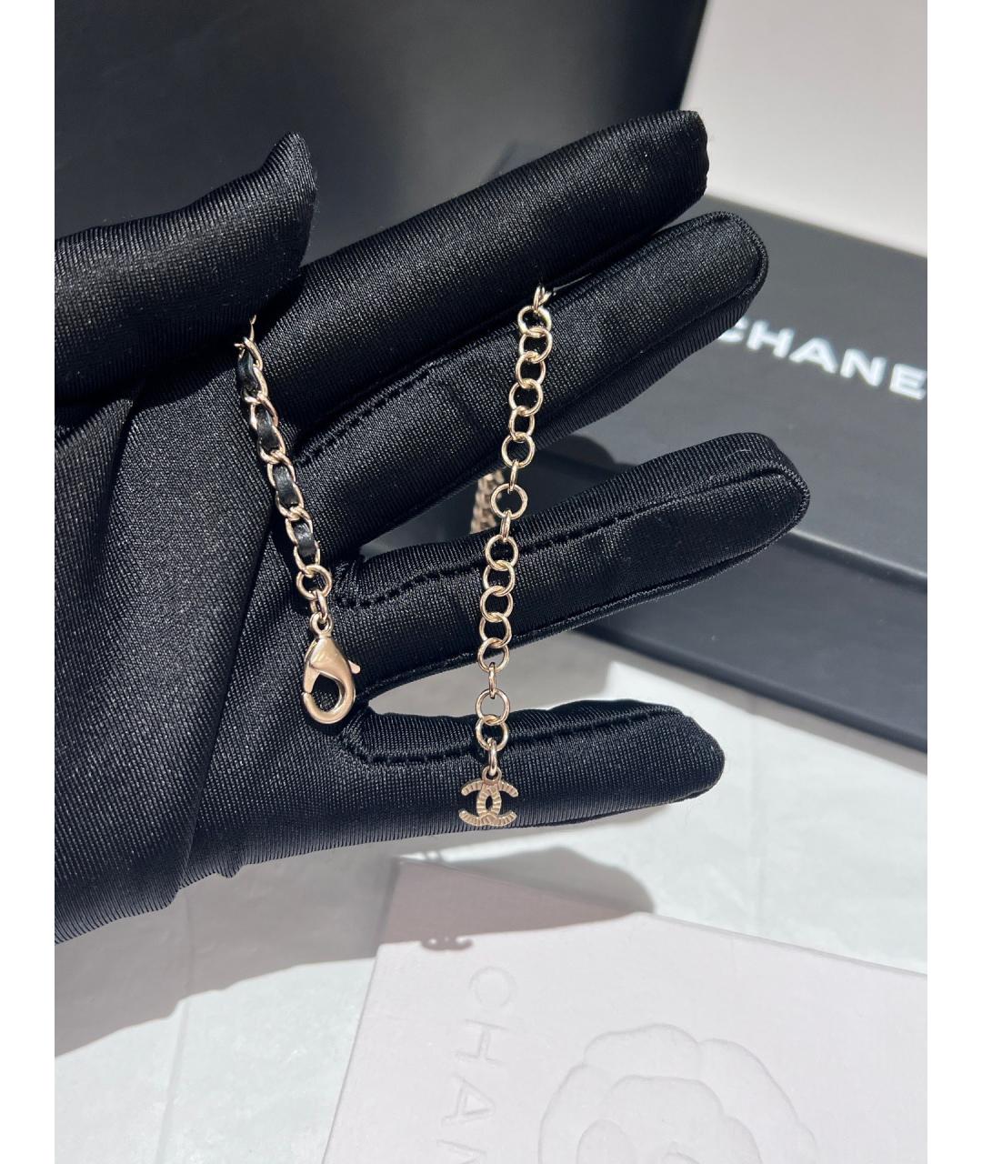 CHANEL Золотое металлическое колье, фото 6