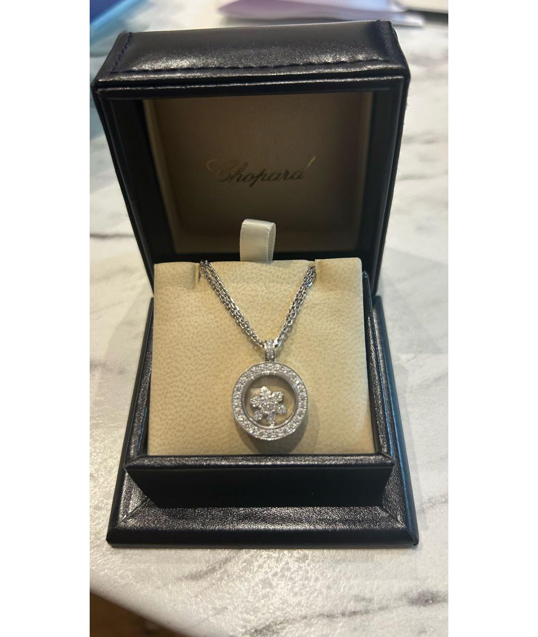 CHOPARD Серебряное колье из белого золота, фото 5