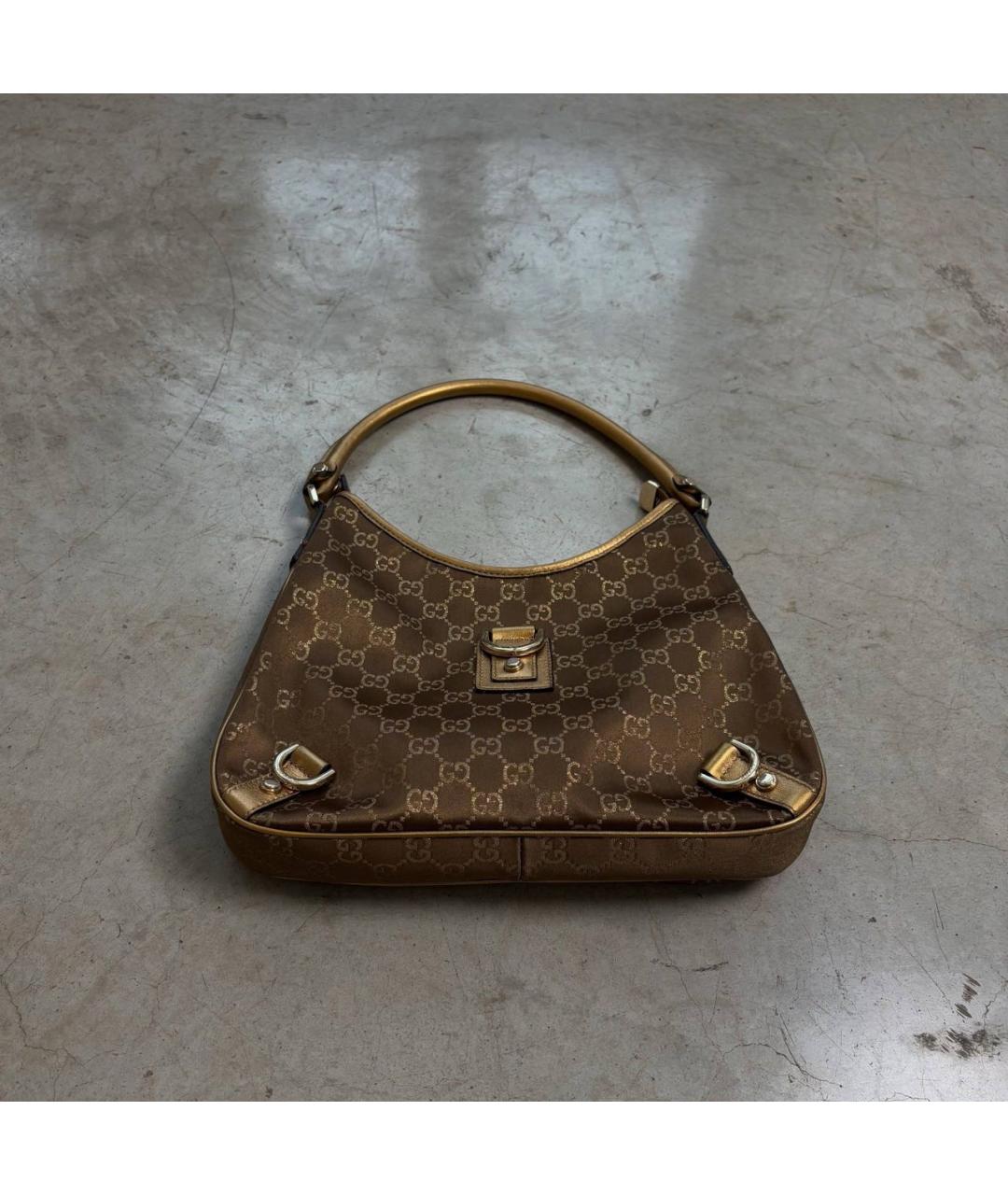 GUCCI Коричневая кожаная сумка тоут, фото 3