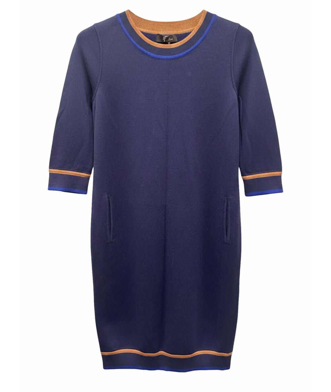 LORO PIANA Синее повседневное платье, фото 1