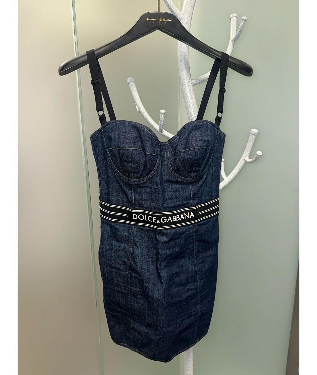 DOLCE&GABBANA Синий сарафан, фото 6