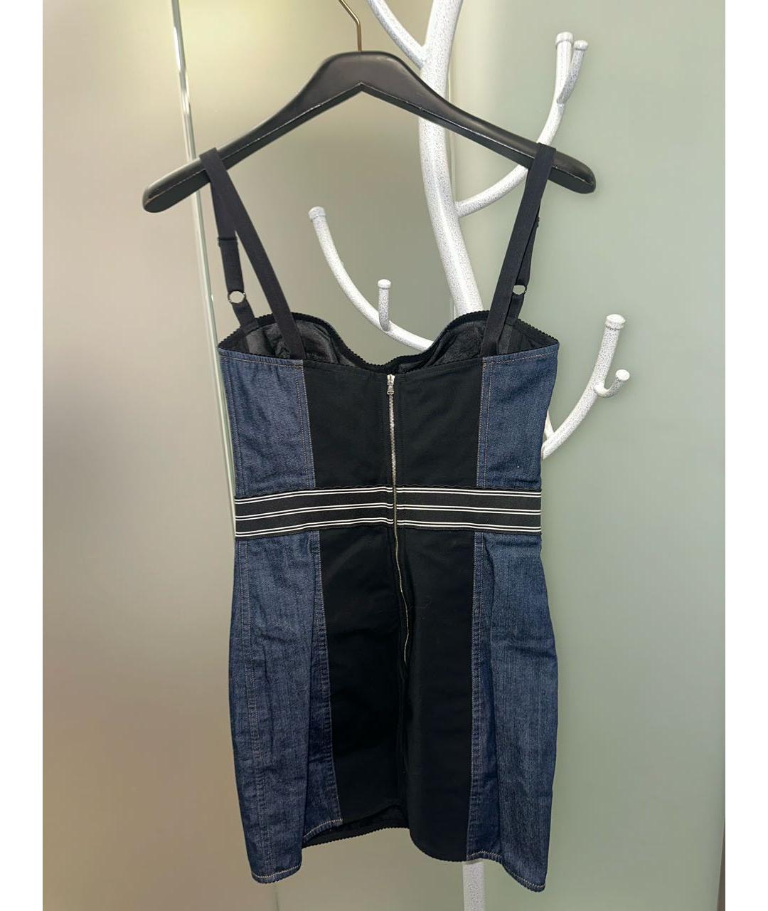 DOLCE&GABBANA Синий сарафан, фото 2