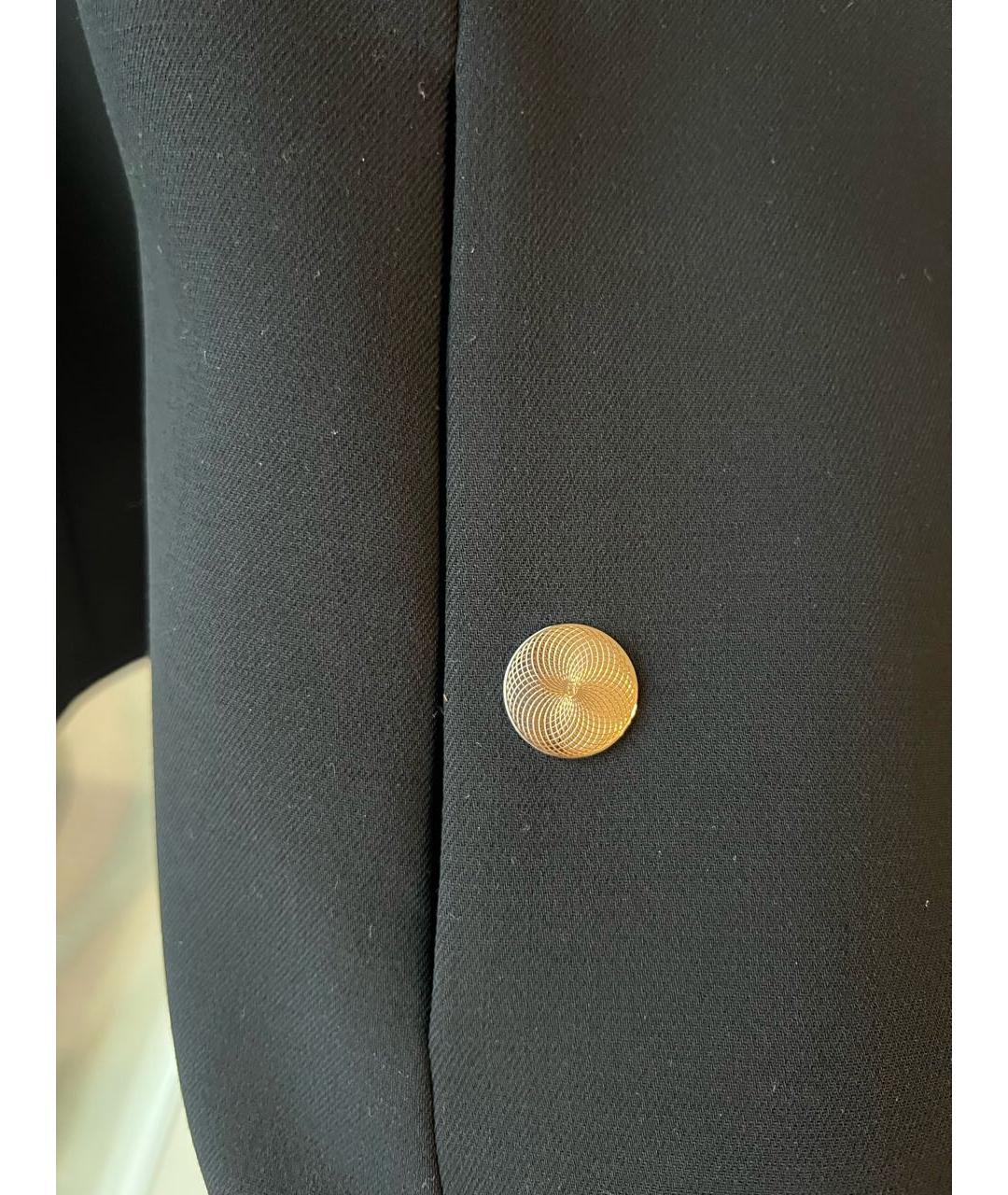 HERMES Черный шерстяной жакет/пиджак, фото 4